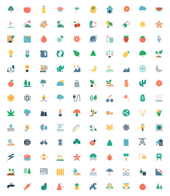 125+ Nature and Ecology Icons in Icons - product preview 2