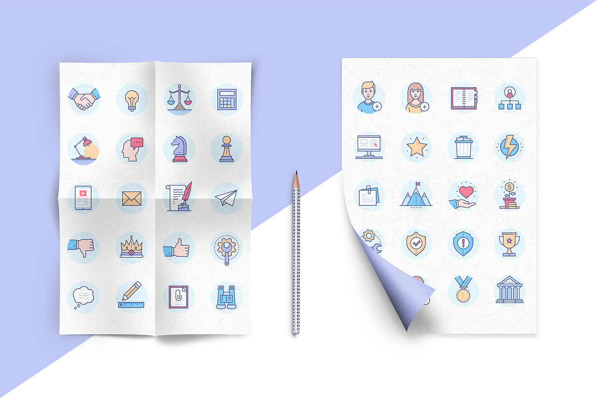 Pixel Perfect Color Icons Bundle in Navigation Icons - product preview 8