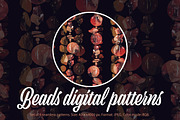 SALE: Beads digital seamlesses |JPEG