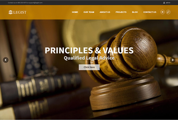 Legist - Law Firm WordPress Theme in WordPress Business Themes - product preview 4