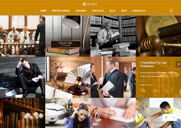 Legist - Law Firm WordPress Theme in WordPress Business Themes - product preview 5