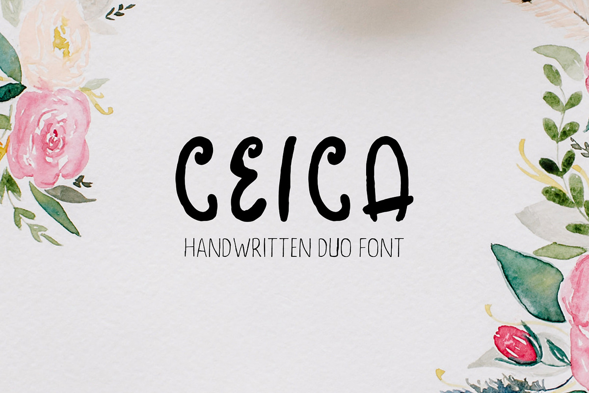 Ceica Handwritten Duo Font + Bonus in Script Fonts - product preview 8