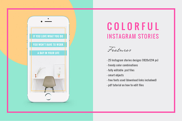 COLORFUL Instagram Stories in Instagram Templates - product preview 9
