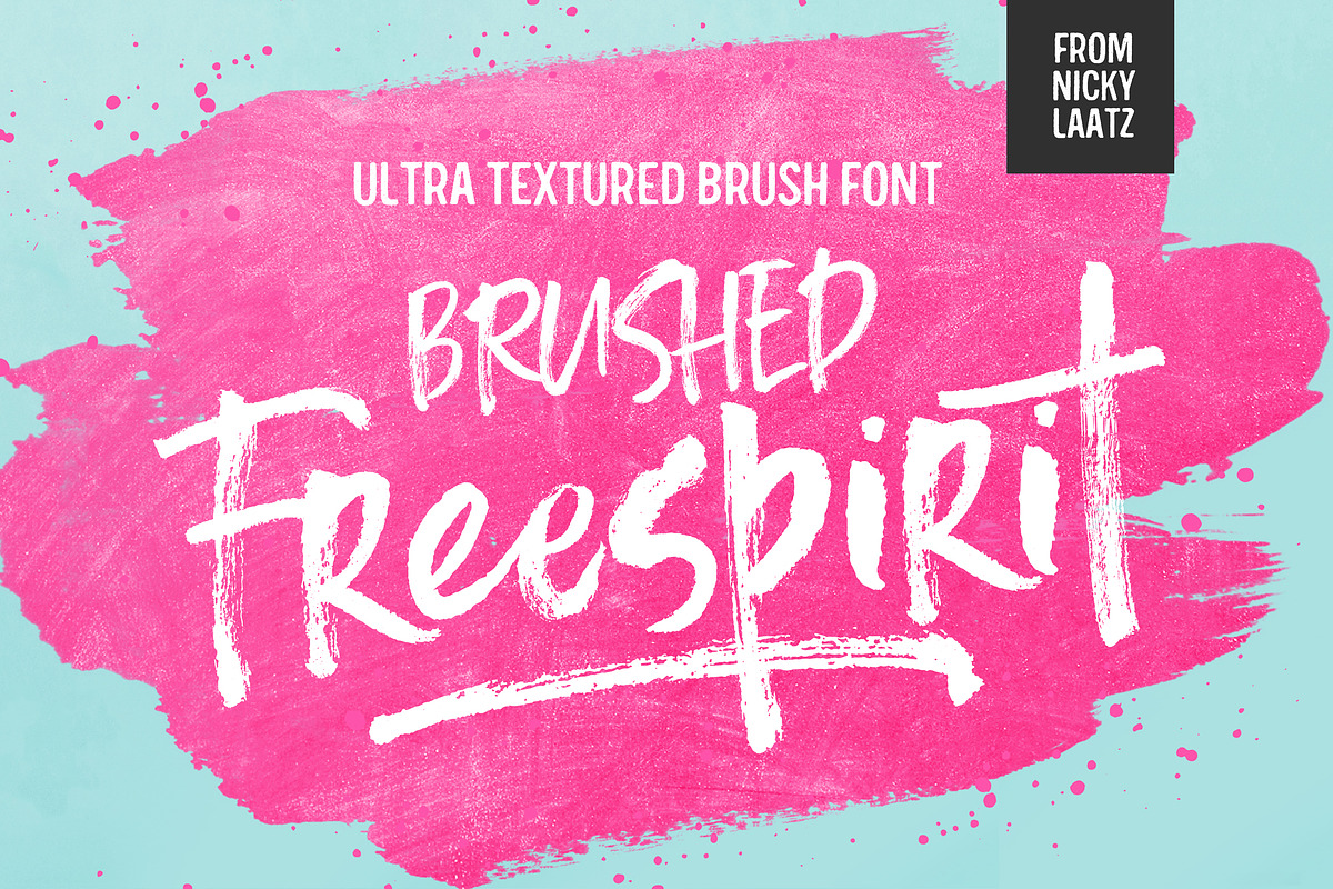 Freespirit Brush Fonts in Brush Fonts - product preview 8