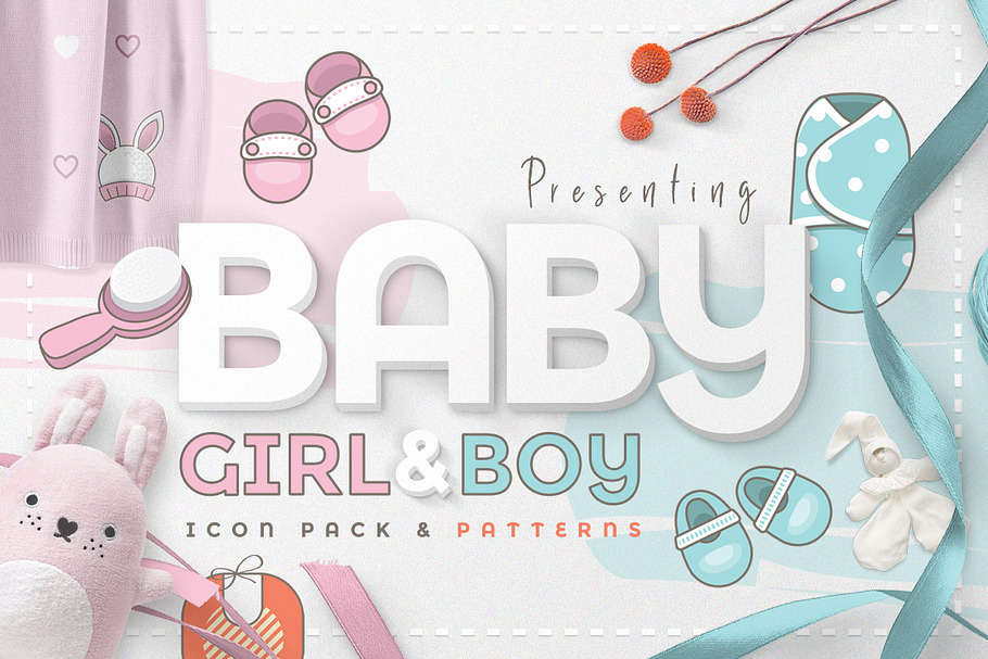 Baby Girl & Boy Icon Pack
