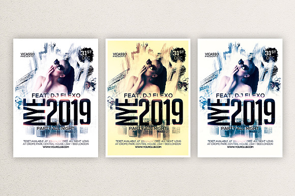 NYE 2020 Flyer in Flyer Templates - product preview 2