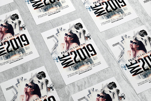 NYE 2020 Flyer in Flyer Templates - product preview 3