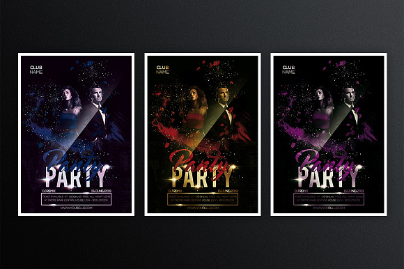 Party Flyer Design in Flyer Templates - product preview 1