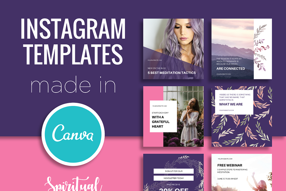 Instagram Templates edit in Canva in Instagram Templates - product preview 8