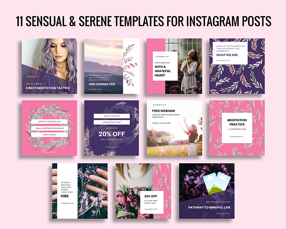 Instagram Templates edit in Canva in Instagram Templates - product preview 1