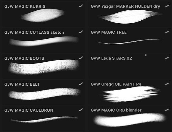 MEGAPACK: 550+ Brushes for Procreate in Add-Ons - product preview 93