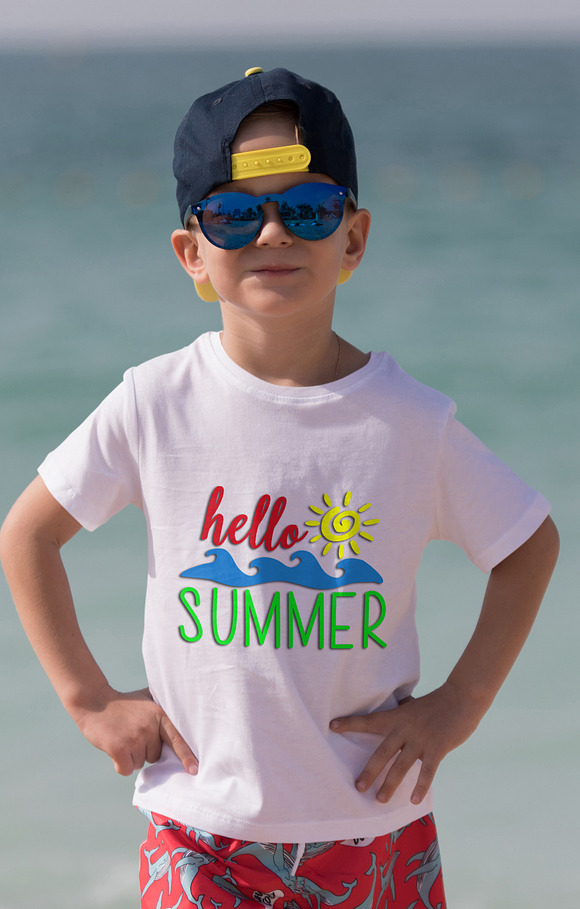 Hello Summer SVG/DXF/PNG in Patterns - product preview 1