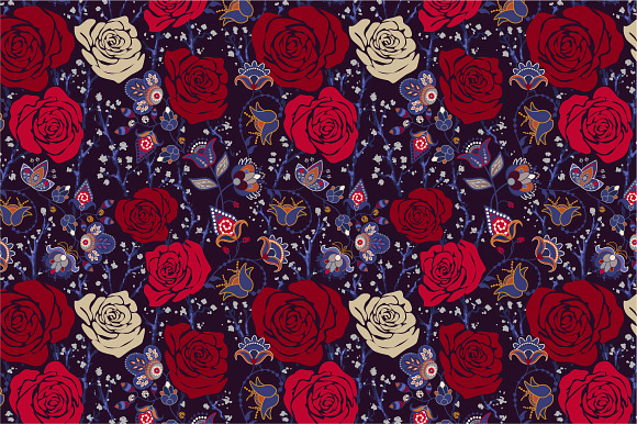 7 Roses Patterns in Patterns - product preview 1