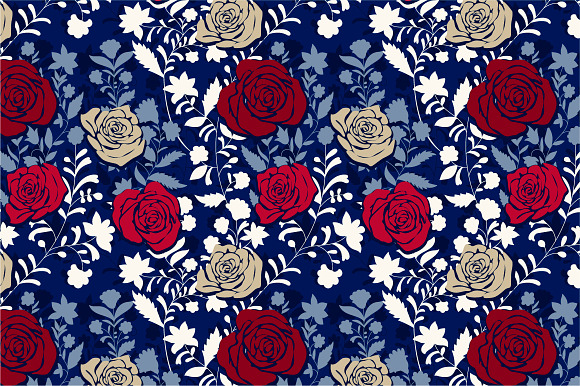 7 Roses Patterns in Patterns - product preview 2
