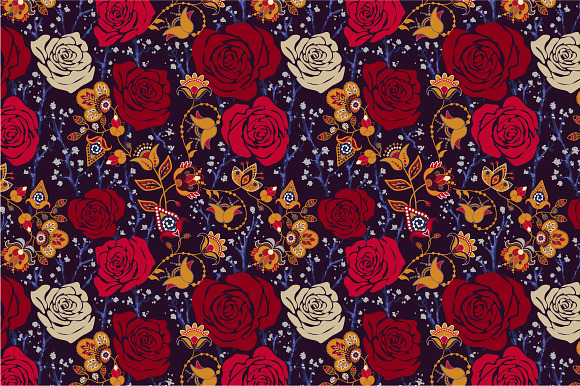 7 Roses Patterns in Patterns - product preview 3