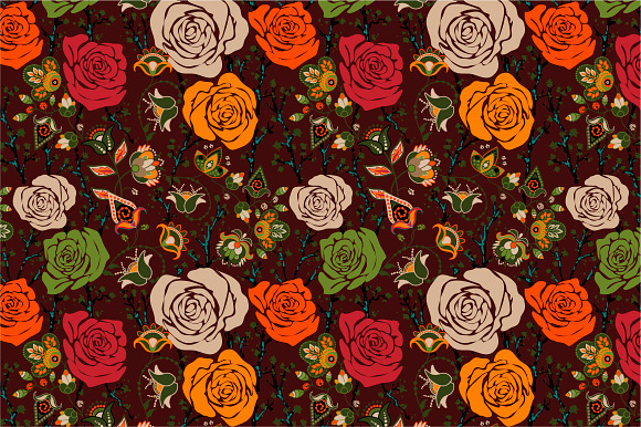 7 Roses Patterns in Patterns - product preview 4