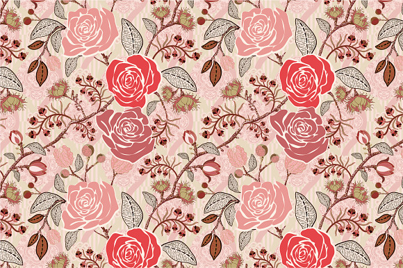 7 Roses Patterns in Patterns - product preview 5