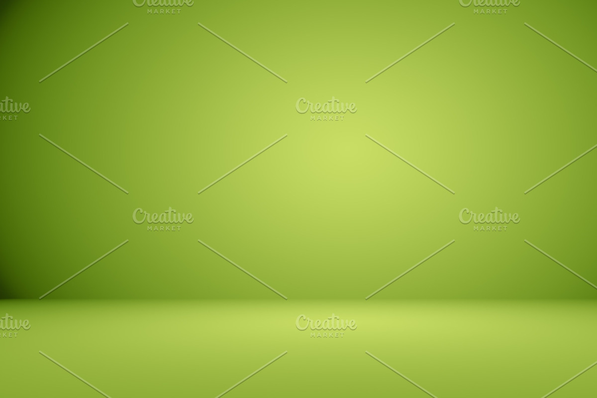 Empty Green Studio well use as background,website template,frame in Textures - product preview 8