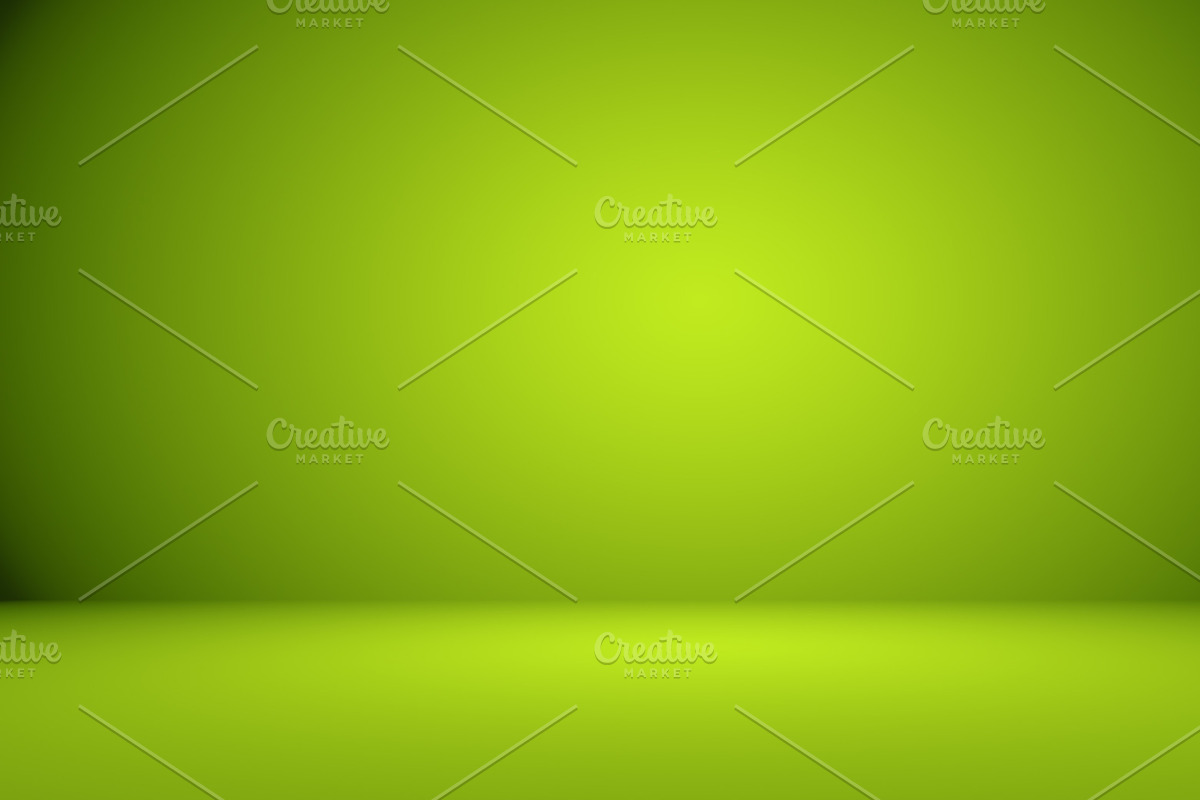 Empty Green Studio well use as background,website template,frame in Textures - product preview 8