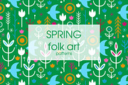 Spring folk art collection.