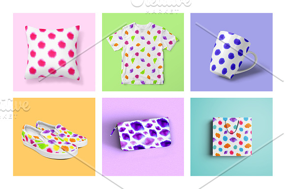Blur patterns collection in Illustrations - product preview 2