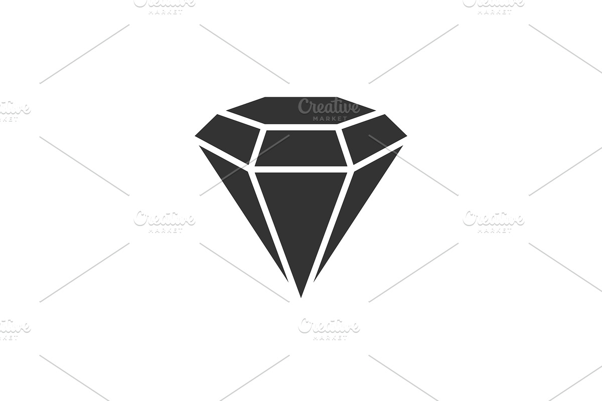 Diamond black icon in Graphics - product preview 8