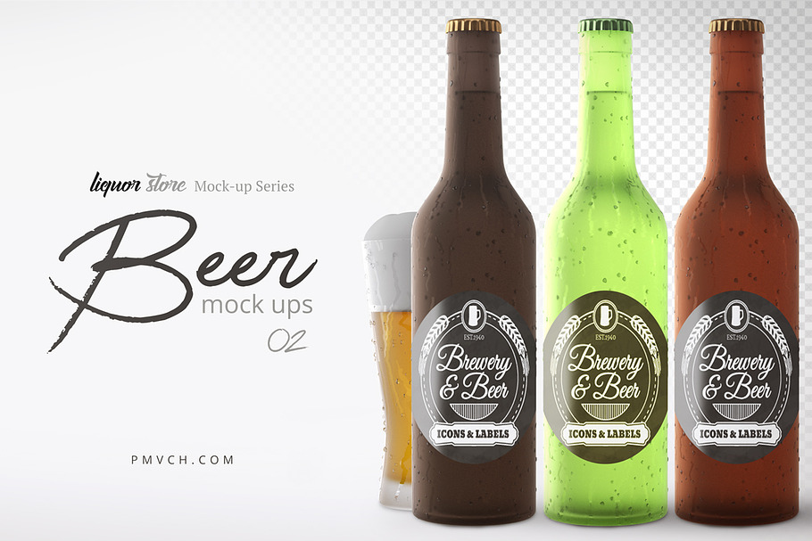 Beer Mockup 02 in Product Mockups - product preview 8