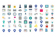 Digital Marketing Color Vector icons