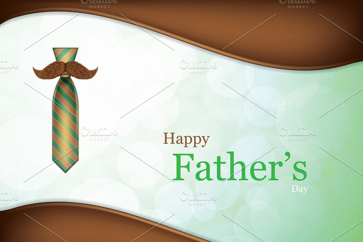 Father's Day greeting card in Illustrations - product preview 8