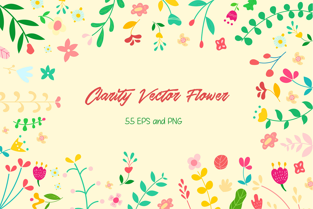Clarity Vector Flower in Illustrations - product preview 8