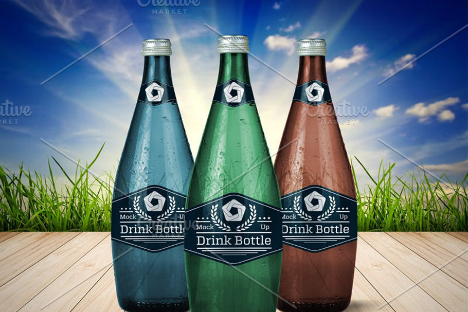Drink Bottle V.1 in Product Mockups - product preview 8