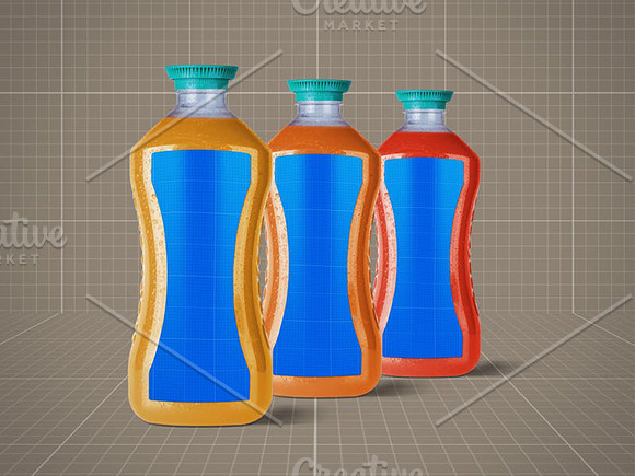 Juice Bottle V.2 in Product Mockups - product preview 3