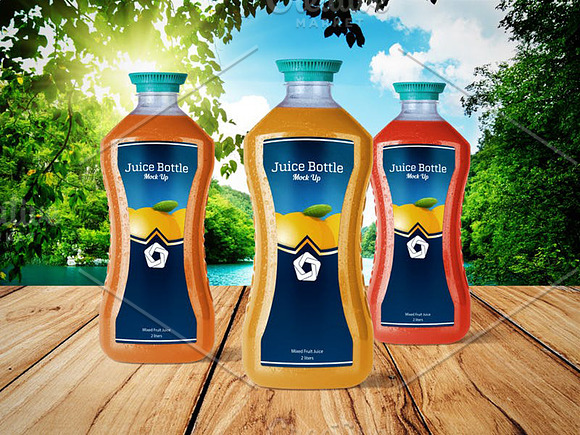 Juice Bottle V.2 in Product Mockups - product preview 8