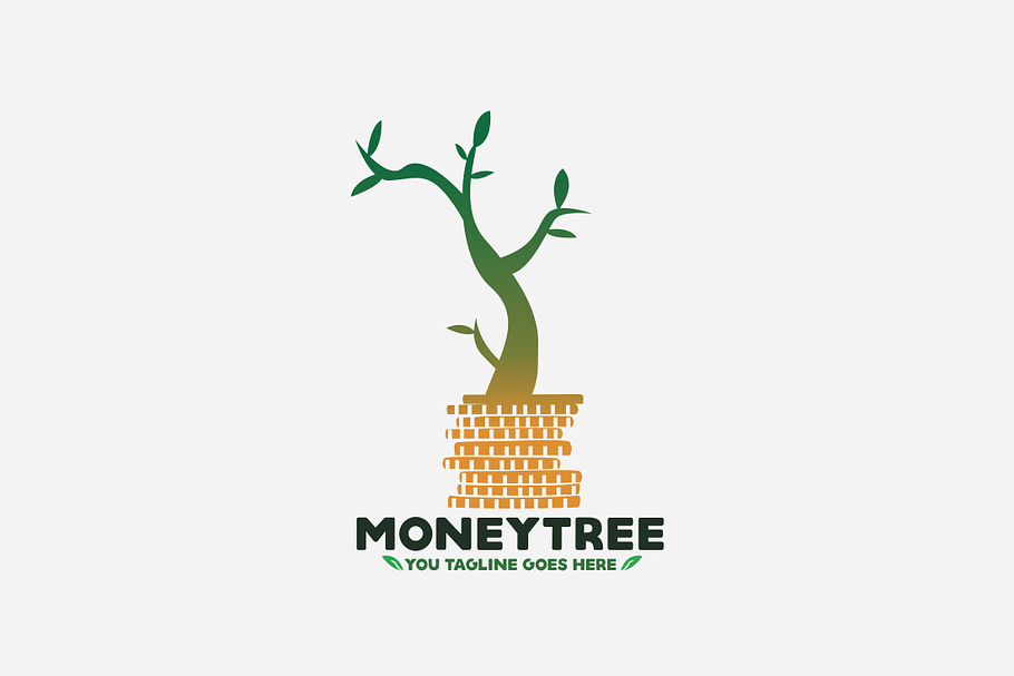 Money Tree Logo in Logo Templates - product preview 8