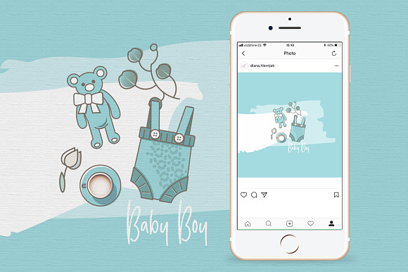 Baby Girl & Boy Icon Pack in Baby Icons - product preview 15