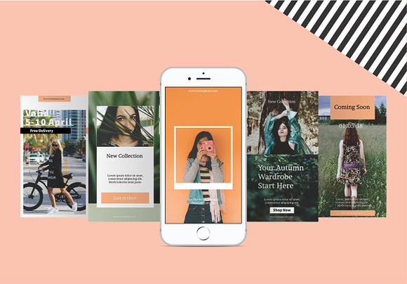 Cool Template Instagram Stories in Instagram Templates - product preview 1