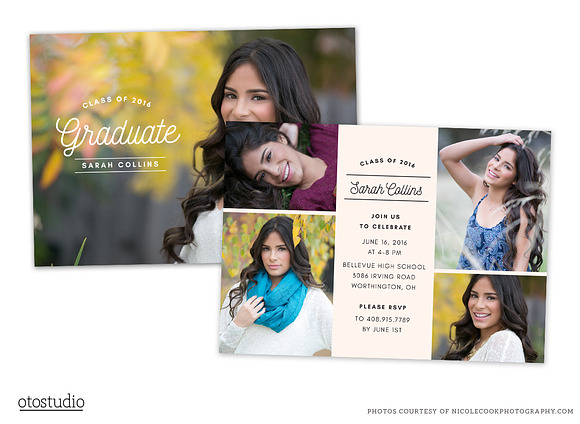 Graduation Card Template 2018 Senior in Card Templates - product preview 1