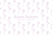 Roses - Pink & Black Patterns