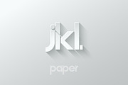 letter J K L logo alphabet icon
