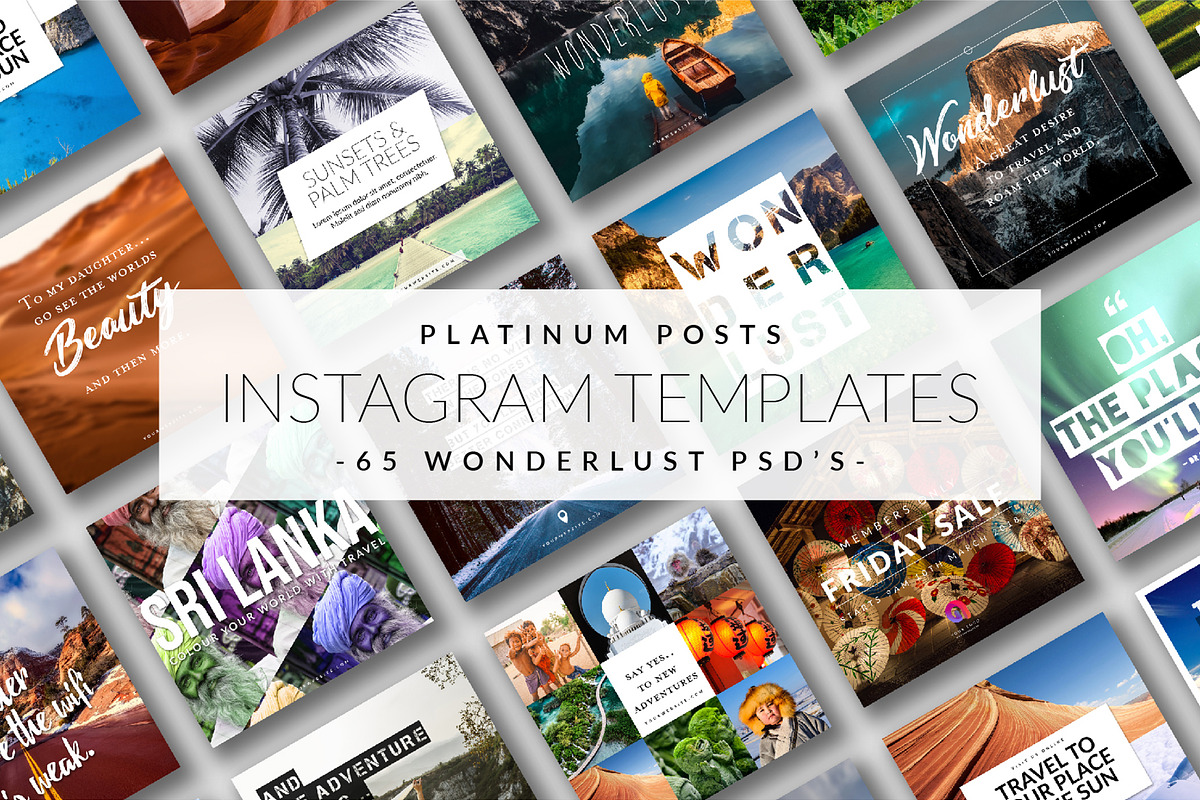 Platinum Posts - Instagram Templates in Instagram Templates - product preview 8