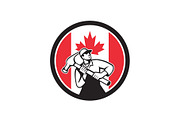 Canadian Handyman Canada Flag Icon