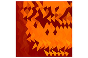 Red Lava Abstract Low Polygon Backgr