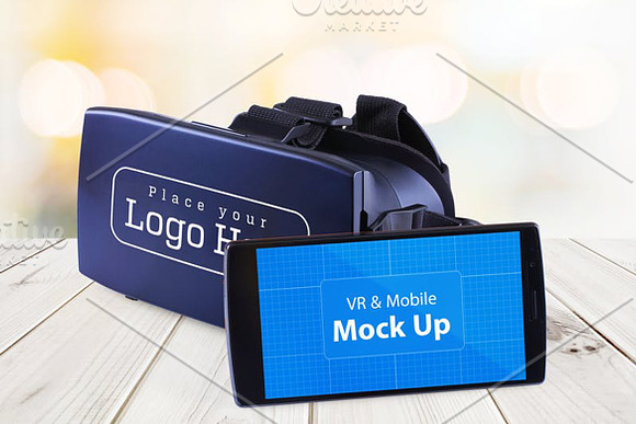 VR & Mobile Mock Up V.1 in Mobile & Web Mockups - product preview 4