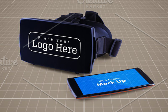 VR & Mobile Mock Up V.1 in Mobile & Web Mockups - product preview 7