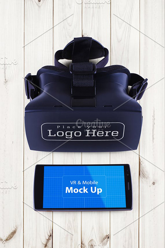 VR & Mobile Mock Up V.1 in Mobile & Web Mockups - product preview 8