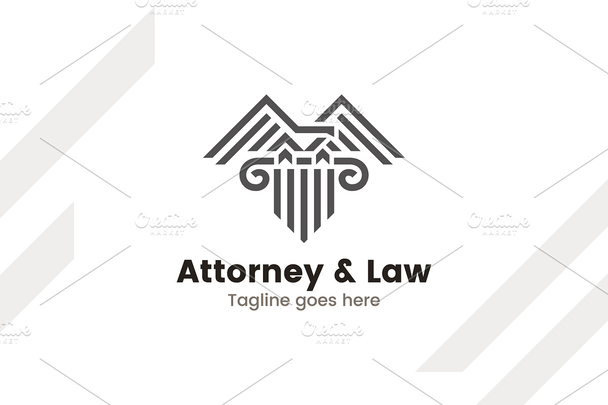 Attorney/law/lawyer logo template.  in Logo Templates - product preview 8