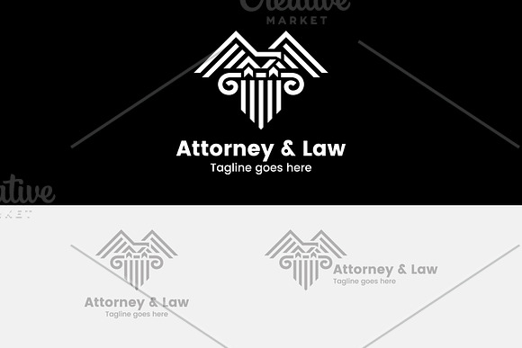 Attorney/law/lawyer logo template.  in Logo Templates - product preview 1