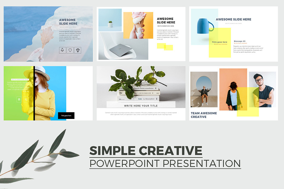 Simple Creative Powerpoint Template
