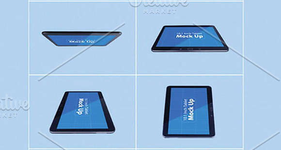 Tablet Floating Screens in Mobile & Web Mockups - product preview 15