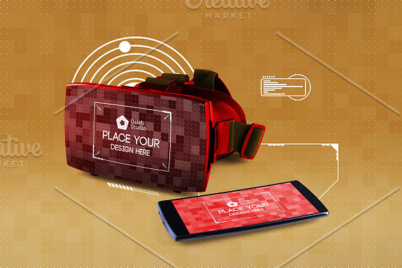 Animated VR MockUp in Mobile & Web Mockups - product preview 4